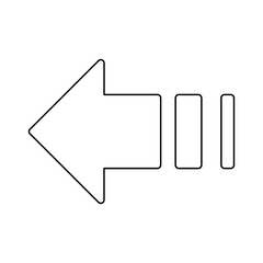 Speed icon in line style