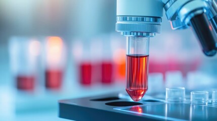 A team of dedicated researchers working together in a laboratory setting using cutting edge technology and techniques to develop innovative solutions for cancer diagnosis and healthcare advancement