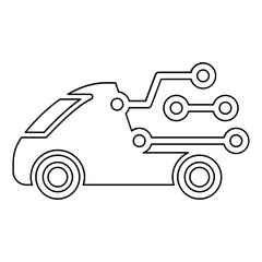 AI icon in line style