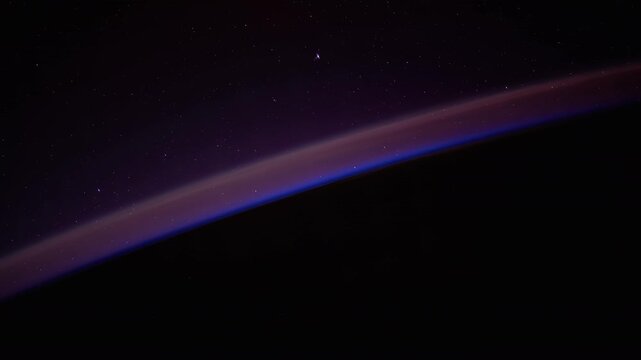 Planet Earth from space. Real footage. Video elements by NASA. The footage has been processed: noise, camera shake, and dead pixels removed.