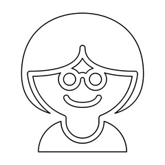 Teacher icon in line style