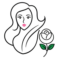 women s day creative vector flowers elegant smooth, 