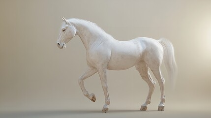 Horse white