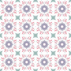 Abstract seamless pattern. Pattern with geometric ornaments.