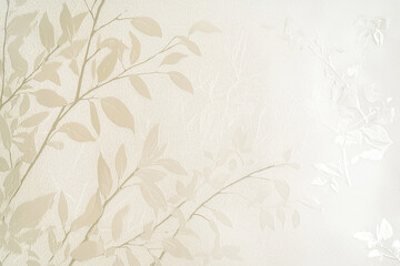 An ivory background with a faint shimmer offering a lux