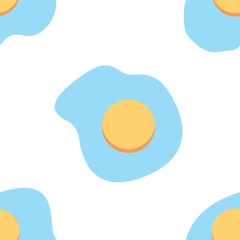 Egg Vector Seamless Pattern Digital Paper – Cute Hand-Drawn Easter Egg Background, Pastel Spring Egg Design, Decorative Egg Texture for Scrapbooking, Wrapping Paper, Fabric, and Digital Projects