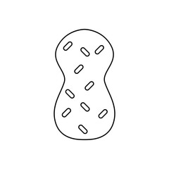 Sponge icon in line style
