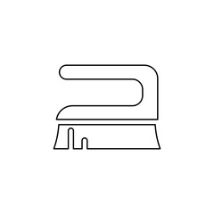 Brush icon in line style