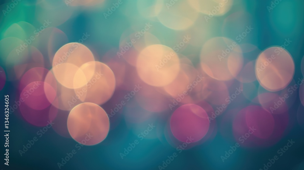 Poster soft blurred pink and blue bokeh light background. abstract image of pink and blue with light and wa