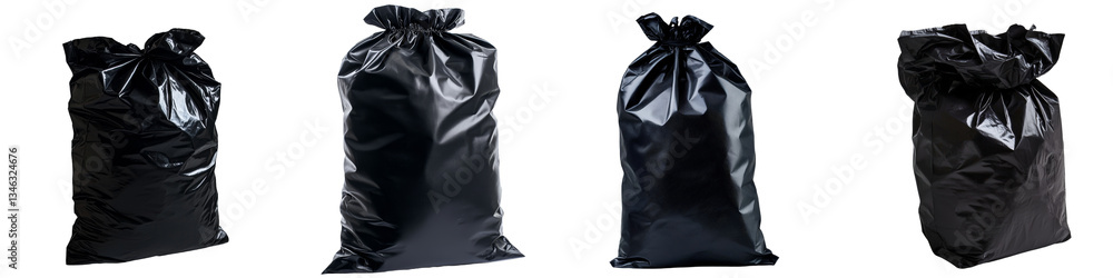 Poster An image of an isolated trash bag on a transparent background has been created with the help of generative AI