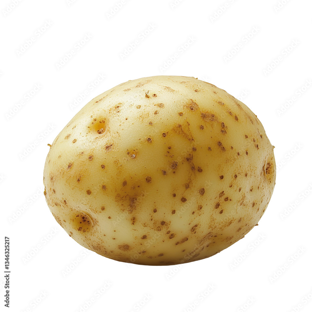 Poster A transparent background isolates a potato in this image produced by generative AI technology