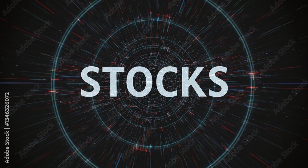 Poster stock market dynamics: the word 