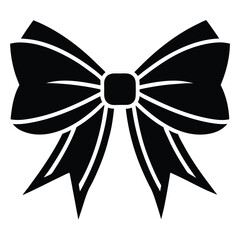 festive bow and ribbon decoration