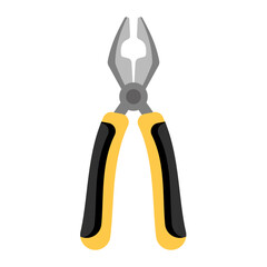 A vector illustration of a pair of pliers, perfect for DIY, construction, or repair themes.