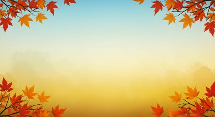 Fototapeta premium autumn leaves background