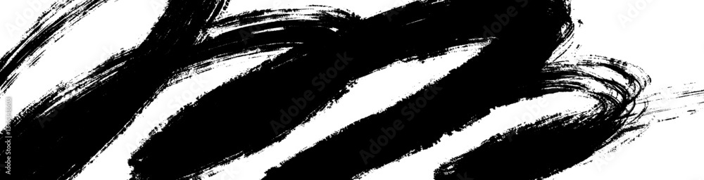 Poster abstract brush stroke pattern with colorful swirls and spray textures. retro geometric wave design w