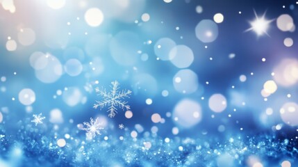 TexturesBackgrounds Sparkling Winter View Bokeh Detail