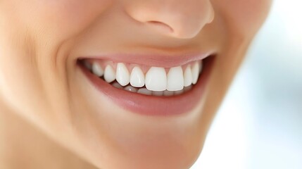 Obraz premium A close up image of a beautiful smiling face