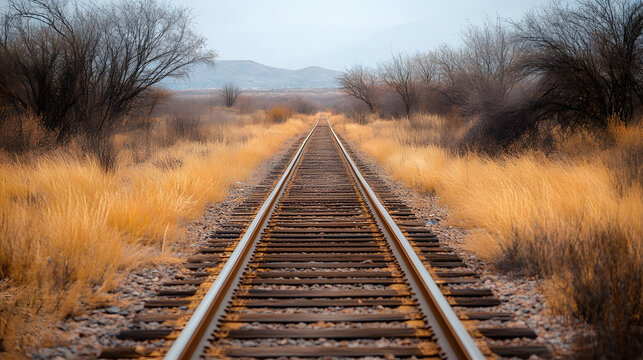 railway, train, rail, railroad, track, transportation, travel, tracks, transport, sky, road, steel, landscape, perspective, rails, way, line, distance, journey, long, path, nature, iron, parallel, met