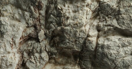 Weathered Rocky Surface with Deep Cracks