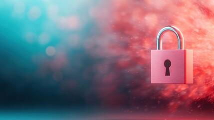 Cybersecurity lockdown understanding digital safety measures online visual representation abstract close-up security awareness