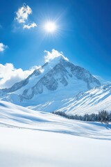 Fototapeta premium Mountain banner