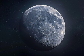 Obraz premium New moon astronomy outdoors universe.