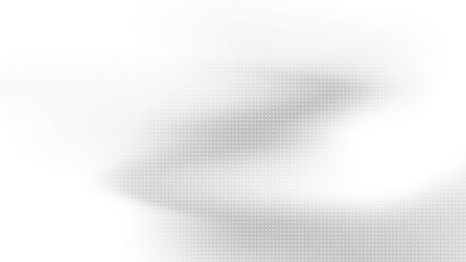 Abstract white and gray color background with halftone effect, dot pattern. Vector illustration.