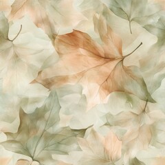 Patterns Leaves Moment Resolution Autumn Green Beige