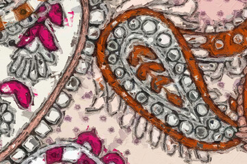 Various oil paintings, flowers, swans, chrysanthemums, paisley roses, peonies, and beautiful flowers