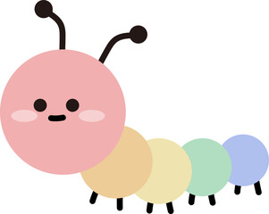 a cute baby caterpillar