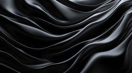 Obraz premium AbstractArt Bold Black Scene Abstract Pattern Modern