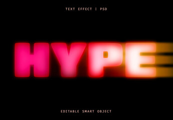 Soft Glowing Text Effect