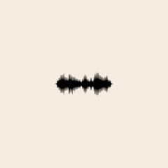 Sound Wave icon flat vector design.