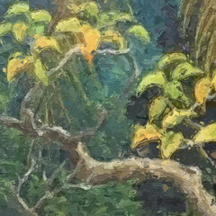 Various oil paintings of flowers, roses, peonies, chrysanthemums, birds, landscapes, and beautiful fish