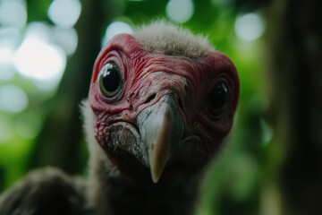 Fototapeta premium Beautiful vulture banner