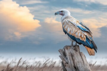 Fototapeta premium Beautiful vulture banner