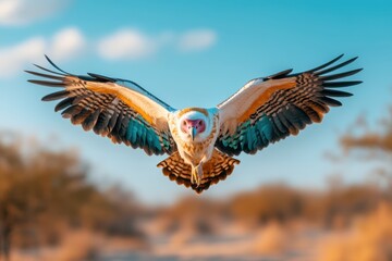 Obraz premium Beautiful vulture banner