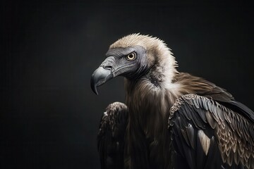 Beautiful vulture banner