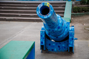 old cannon in the fortress