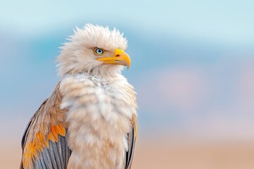 Fototapeta premium Beautiful vulture banner