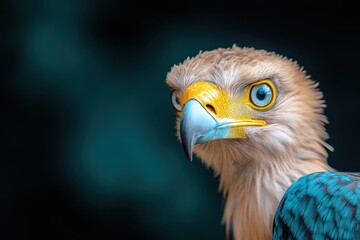 Obraz premium Beautiful vulture banner