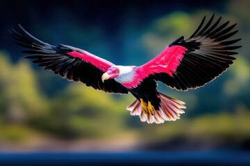 Fototapeta premium Beautiful vulture banner