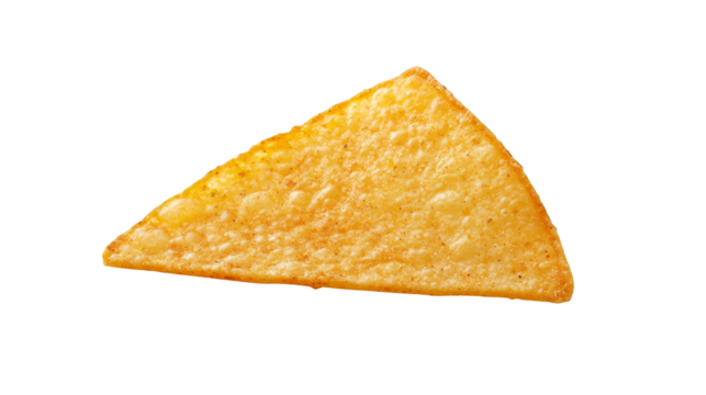 Triangular slice of golden toast on a modern green and black background