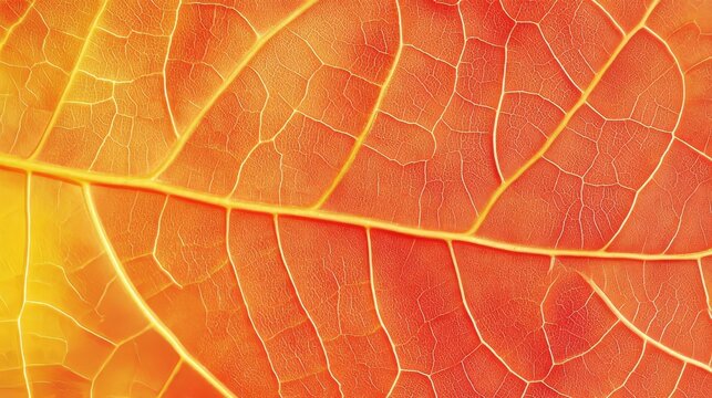 Generic Vibrant Autumn Moment Yellow Pattern Orange