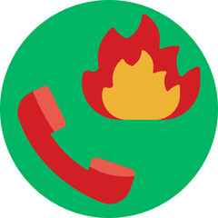 Emergency Assistance: A phone receiver symbolizing a service for urgent help or advice.