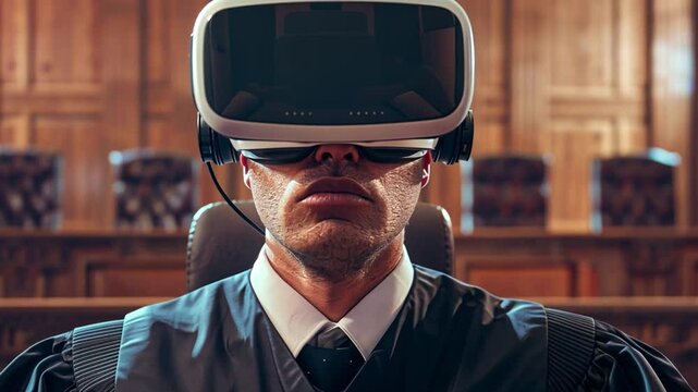 Virtual reality technology enhances judicial proceedings in innovative trial settings for judges