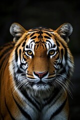 Fototapeta premium a cartoon boy with a blue shirt and black hair is looking surprised