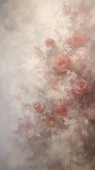 Obraz premium Roses painting nature flower.