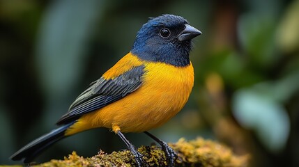 Naklejka premium Yellow-thighed Brushfinch --ar 16:9 --stylize 500 --v 6.1 Job ID: c2e2ded0-d5e8-44a3-ac6f-2231f13aa83e